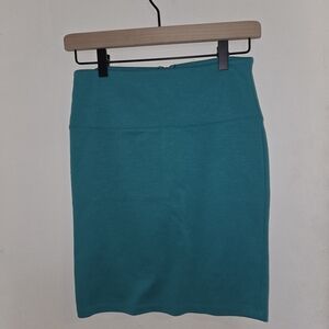 Xhilaration Teal Pencil Skirt